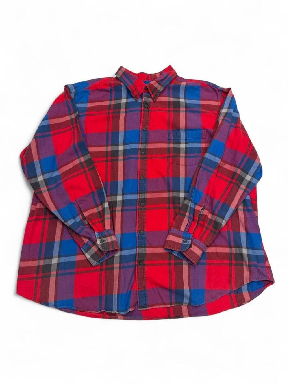 The Foundry Supply Co. — Plaid Flannel Button-Down Shirt